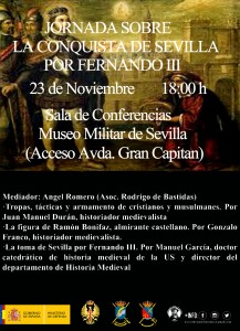 cartel JORNADA CONQUISTA DE SEVILLA 1