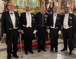 Los hermanos de San Fernando, ahora maestrantes de Castilla.