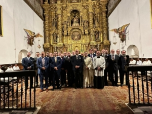 Caballeros de San Fernando tras la Santa Misa en Honor de San Fernando.